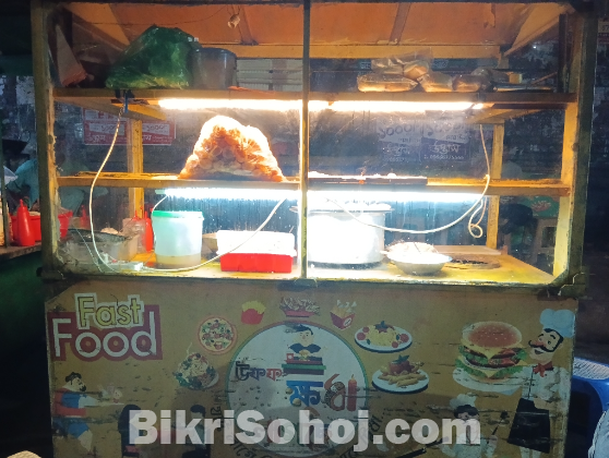second hand food cart on sell ফুড কাড